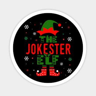 Family Christmas Matching Squad Outfit Elf Funny Jokester Magnet